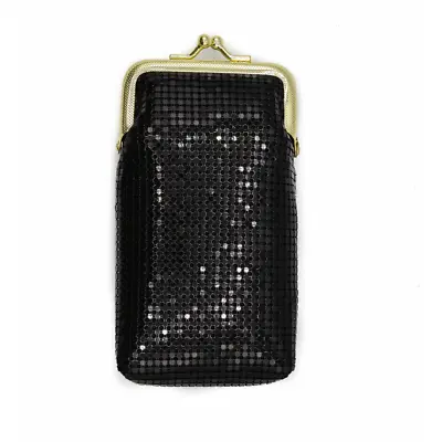 Black Soft 3mm Metallic Mesh (Full Pack 100s Or 120s) Cigarette Case Purse • $17.99