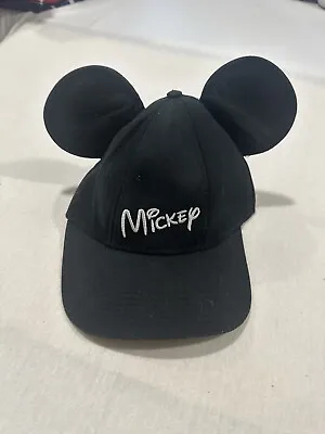 Disney Mickey Mouse Ears Baseball Hat One Size Snapback Adjustable • $17.99