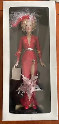 The Franklin Mint Marilyn Monroe Gentlemen Prefer Blondes Portrait Doll NIB  • $79.49