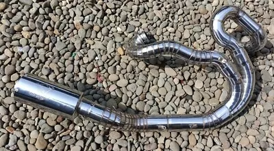 $489 • Buy Gnarly Custom Exhaust Full System Chrome Polished Fits For VRSCF V-Rod Muscle