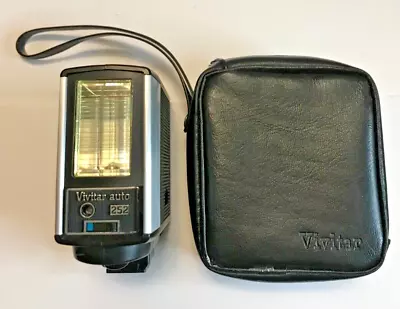 Vivitar Auto 252 Vintage On Camera Flash For Photography With Case • $8.79