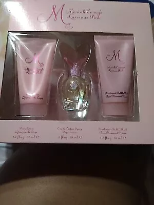 Mariah Carey 3 Pc Perfum Set 1.7 Oz Lotion .5 FL Oz Parfum 1.7 Oz Bubble Bath • $39.95