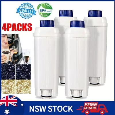 4Packs Water Filter For Delonghi DLS C002 DLSC002 SER3017 PrimaDonna Elite ECAN • $34.64