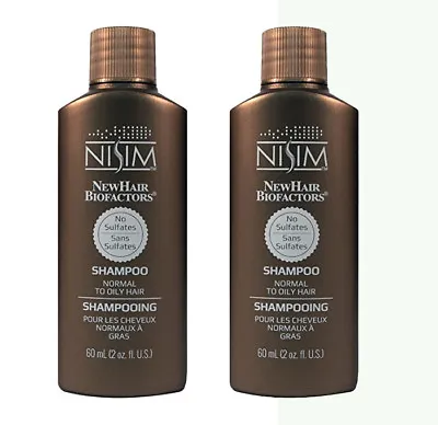NISIM ANTI DHT HAIR LOSS TREATMENT SHAMPOO OILY Greasy Scalp Mens Women SLS Free • £11.99