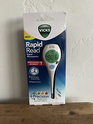 NEW VICKS RAPID READ DIGITAL THERMOMETER Oral & More Professional Accuracy • $12