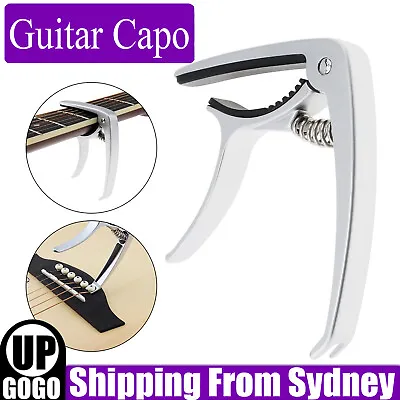 Alloy Guitar Capo Quick Change Release Trigger Clamp For Guitar Ukulele Bass • $6.45