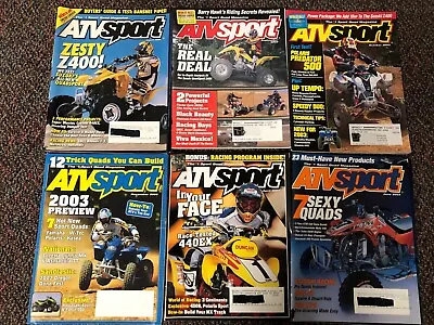 2002 ATV Sport Magazines - 6 Total Vintage Quad Mags • $39