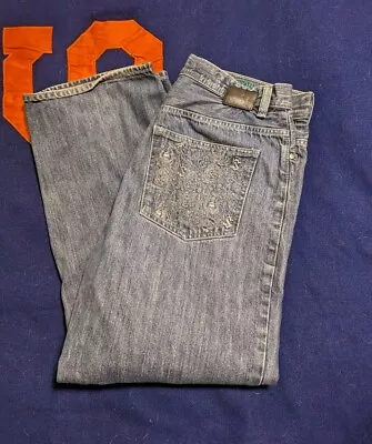 Vintage Y2K Ecko Unltd. Jeans 36x32 Baggy Wide Leg Embroidered Pocket Hip Hop  • $49.88