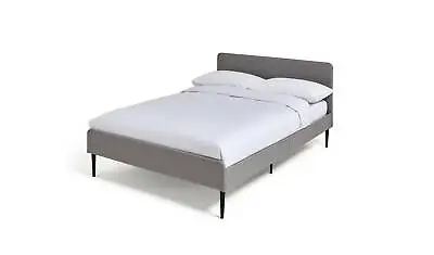 Habitat Kristopher Double Fabric Bed Frame - Grey • £179.99