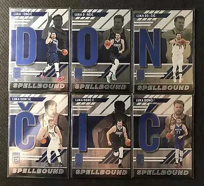 Lot 6 Luka Doncic 2023-24 Panini Donruss Elite Spellbound “Doncic” Full Name -19 • $1