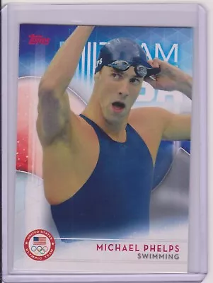 Awesome 2016 Topps Olympic Michael Phelps Card #1 ~ The Greatest ~ Multiples • $3