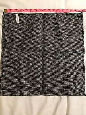 J Crew Wool Herringbone Pocket Square  • $7.99