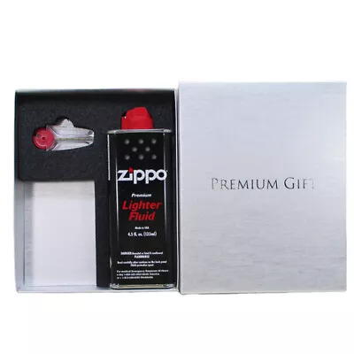 Zippo Gift Box Set (Gift Case   Replacement Stone   Oil) X10 Box Set   Wholes • £132.11