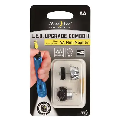 Flashlight Upgrade Kit LED Replaces Bulb Fits AA Mini Maglite Twist Button • $12.88