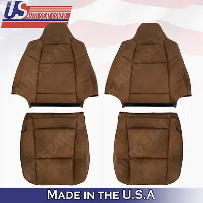  Front Leather Seat Cover 2003 2004 2005 2006 2007 Ford F250 F350 450 KING RANCH • $711.55