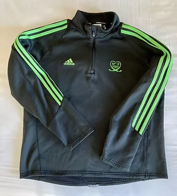 London Marathon 2011 Womens  Adidas Black 1/4 Zip Warm Size 12 - 14 • £0.99