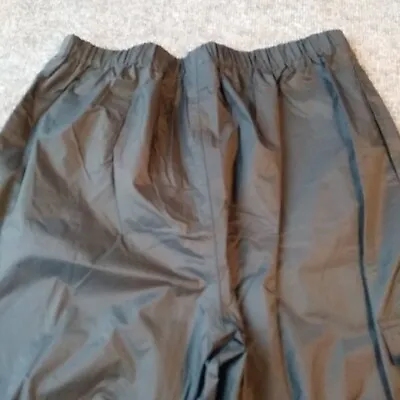 Columbia Pants Mens XL Black Parachute Pants Pockets Hook & Loop Ankle • $29.99
