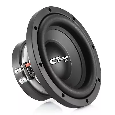 CT Sounds Bio 8” 600-Watt Dual 4-Ohm Car Subwoofer • $49.99