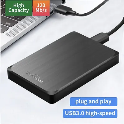 UnionSine 1TB 2TB 3TB 4TB External Hard Drive USB 3.0 Laptop PS4 Xbox Gaming HDD • $19.85