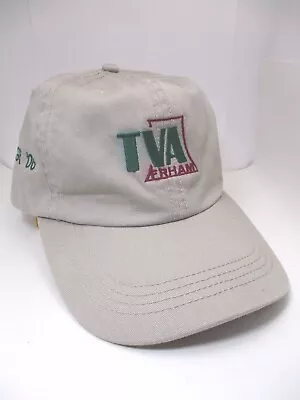 TVA FRHAM Beige Cap / Hat MSA Tennessee Valley Authority Adjustable SGR 06 • $10.95