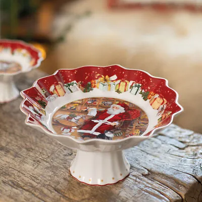Villeroy & Boch Toy's Fantasy Footed Bowl Small Large *Porcelain *Holiday • $34.99