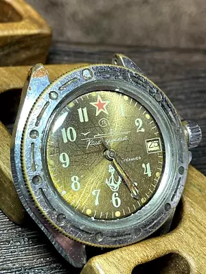 RARE Military Watch Vostok Komandirskie Tank USSR Waterproof Wostok • $35