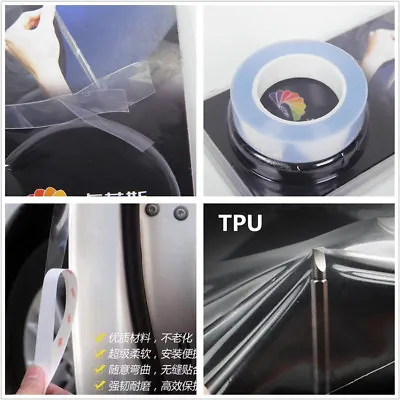£8.68 • Buy High Strength 5M DIY Transparent Invisible Car Door Edge Anti Scratch Film Decal