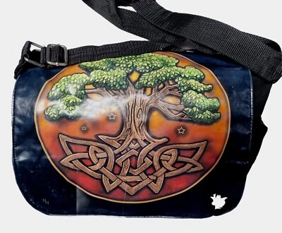 £30 • Buy Goth/Indie/Emo/Witchy Lisa Parker 'Tree Of Life' Crossbody Messenger Bag