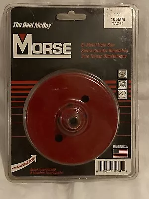 Morse 4in Hole Saw No TAC64 Bi-metal NEW • $11.04