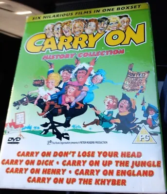 Carry On History Collection Dvd Box Set • £2.50
