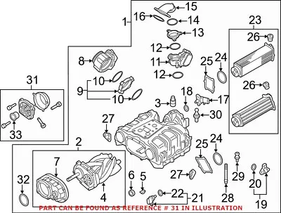 Genuine OEM Supercharger Clutch For A6 A7 Quattro Q7 3.0L V6 • $775.22