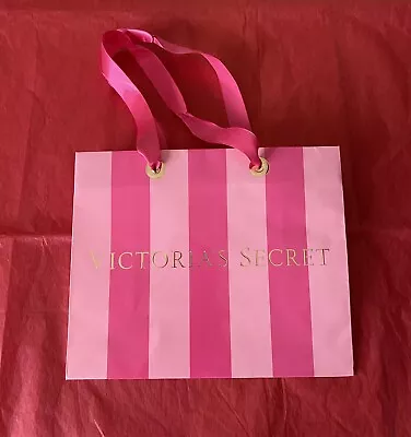 New Victoria's Secret Signature Small Gift Bag W7.5  X H6  X D3.5  Light Pink • $6.99