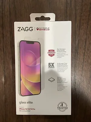 ZAGG InvisibleShied Glass Elite Screen Protector Apple IPhone 13/13PRO & 14 • $12.90