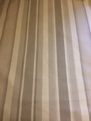 £14 • Buy Laura Ashley Awning Stripe Dove Grey Fabric 75 Cm
