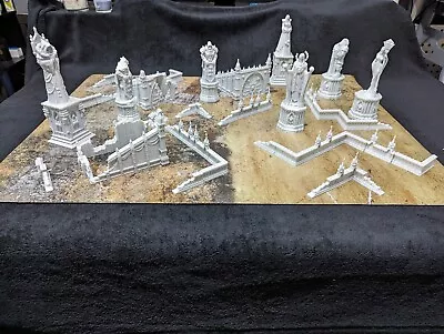 War Game Buildings Statues Walls Warhammer 40k Kill Team Terrain Sci-fi Terrain • £124.99