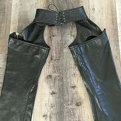 Vanson Leather Extraordinary Upscale Luxury Women's Moto Chaps - Made In Usa • $149.99