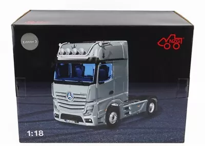 NZG MERCEDES BENZ ACTROS 2 1863 GIGASPACE 4x2 2-ASSI ED. 3 2020 With Lights 1/18 • $449