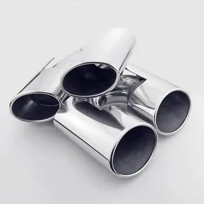 AMG C63 Look Mercedes-Benz C63 C300 C350 Stainless Steel Exhaust Tips Quad Out • $197.97