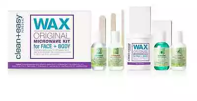 Clean + Easy Original Microwave Wax For Face & Body Kit  • $24.99