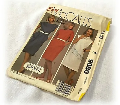 VTG McCalls 9080 Pattern UNCUT 1980s Jones New York Sport Make It Tonight Dress • $8