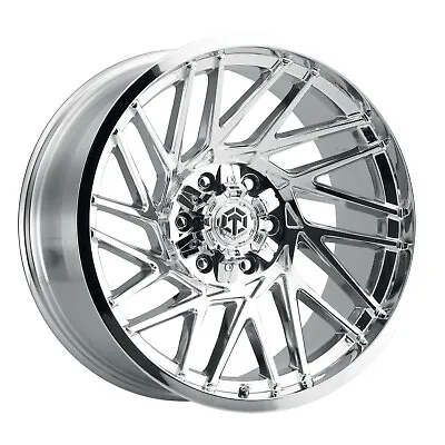 Wheels 20 Inch 20x10 Bolt 6x135 / 6x139.7 ET-25mm TERRA TR-9 Chrome Rims • $1599