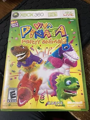 Viva Pinata Party Animals (Microsoft Xbox 360/XBOX ONE  CIB COMPLETE TESTED • $14.95