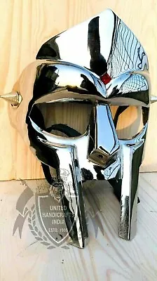 MF Doom Mask Gladiator Mad-villain Steel Face Armor Medieval Helmet • $34.99