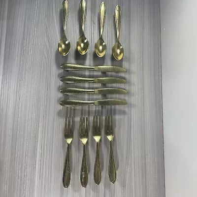 Lot 12 Vintage Metal Drawer Pulls Cabinet Utensils Flatware Spoon Forks Knives • $15.84