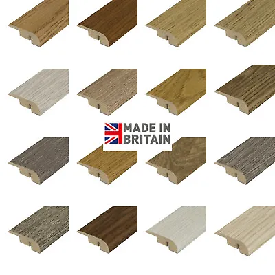 Laminate & Wood Floor End Perimeter MDF Threshold Strip Edge Profile Door Strip • £12.99