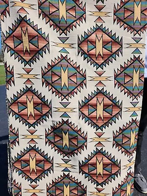 Southwest Upholstery Fabric Aztec Native American Pattern Tapestry Colorful Big! • $79.99