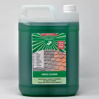 £21.89 • Buy Lancelot 5L Patio Cleaner Mould Algae Moss Killer Fluid Decking 250m Squareclean