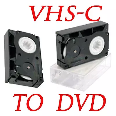 VHS-C To DVD Copy Transfer - High Quality - NTSC / HOME MOVIE • $9.99