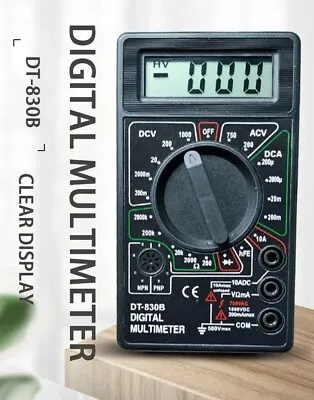 Digital Multimeter DT830D Mini LCD Display Digital Multimeter Voltmeter Ammet... • $12.95