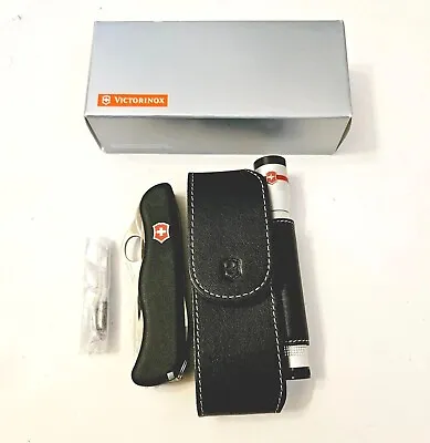 Victorinox One-Hand Trekker Knife Multi-Tool With Pouch And AAA LED Flashlight • $100